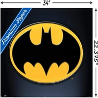 Стрипови - Бетмен - Постер за симбол на wallидови, 22.375 34