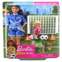 Барби Кариера Фудбал Тренер Игралиште Со Кукли И Додатоци