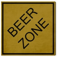 Печата за цртање на пиво зона