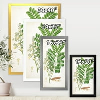 DesignArt 'Антички ботаники vii' Фарма куќа врамена уметничка печатење