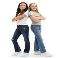 Девојки со деструктивни фармерки од Jordордаче, големини 5-18
