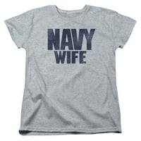 Морнарица-Сопруга-Женска Кошула Со Кратки Ракави-Голема