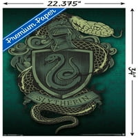 Волшебничкиот Свет: Хари Потер - Слитерин Змија Сртот Ѕид Постер, 22.375 34