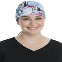Scrubstar Women'sенски печатен хируршка капа