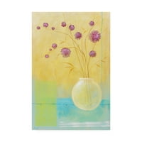 Трговска марка ликовна уметност „Мала цветна вазна 1“ платно уметност од Пабло Естебан