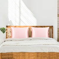 Уникатни поволни цени мама чиста свилена перница розова стандард
