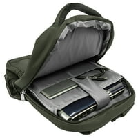 Премиум најлонски ранец со повеќе разделување со прилагодливи ленти со ленти, патенти џебови и универзален паметен ракав на неопренови за лаптопи таблети пакет