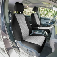 Група AFCM5026Gray Neoprene Custom Fiy Seat Covers за - Honda Odyssey Front Grey