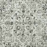 LOMAKNOTI RHANE ALECKAN 9 '12' Grey Oriental затворен полипроилен област килим