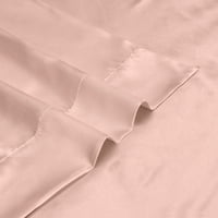 Satin Radiance Train Count розови полиестерски перници, стандард