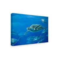 Трговска марка ликовна уметност „морска желка“ платно уметност од Вилхелм Гобел
