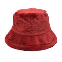 твифер кофа шапка жени еднобојна зимска термална ветроупорна кофа рибарска капа за жени за девојчиња