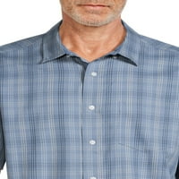 Машка кошула за мажи на Georgeорџ со кратки ракави, големини S-3XL