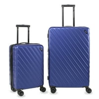 Брајтон со 2 парчиња сини хардсајд сет за проширување на двојно спинерски багаж за багаж