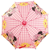 Дизни мали девојчиња Мини Маус Боутик чадор со рачка со карактер, на возраст од 2-7 години