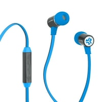 JLAB аудио бас солиден метален уш со jlab бас засилување и универзален микрофон - сина сива боја