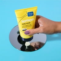 Исчистете и Исчистете Го Пилингот За Лице Без Масло Од Лимон Со Витамин Ц, 4. оз