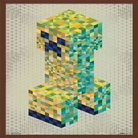 Minecraft-Creeperscope На Тан Ѕид Постер, 22.375 34