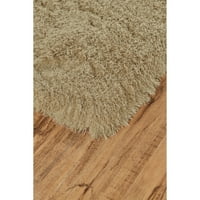 Луксузен килим со акцент на Кромвел, дебела 3in, графит сива, 1ft-8in 2ft-10in