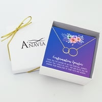 Подарок за спонзор за потврда на Анавија за жени, подароци за спонзори, подарок за крштевање, подарок за божици, благодарам