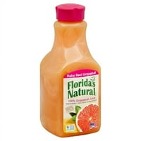 Природен сок од црвен грејпфрут на Флорида, Флорида. Оз