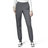 Wonderwink W 5555-Women-Women's Comfort Waist Cargo Jogger Scrub Pant