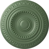 Ekena Millwork 3 4 OD 3 8 P Artis тавански медалјон, рачно насликана атинска зелена боја