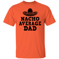 Графичка Америка Ден на таткото Начо просечна тато кул кошула за машка маица за машка машка