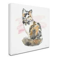 Трговска марка ликовна уметност „Фенси мачки II акварел„ платно уметност од Бет Гроув