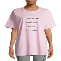 Силна маица на женските жени од срцев јуниори