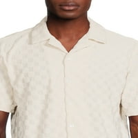 Без граници Проверана кошула за маж и големи мажи од маж, големини XS-5XL