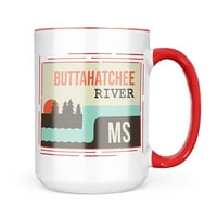 Неонблонд САД Реки Бутахачи Река - Мисисипи кригла подарок за љубителите На Кафе Чај