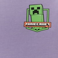 Minecraft Момци со долги ракави и сет за кратки ракави, 2-парчиња, големини 4-18