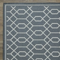 Лоомакноти Брејлиј Чендлер 4 '6' Сина телис на отворено полипропилен област килим