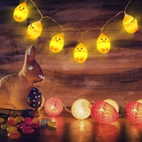 Стринг Пилешко Осветлување Светла Велигден Велигден Декорација Светла Низа Скршени ПРЕДВОДЕНИ ДЕН Дома Декор Мали Божиќни Светла