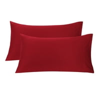 Уникатни поволни цени PK долги главни чешлани памучни перници со црвена кралица