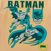 Класична графичка маица за момчиња Бетмен, 2-пакет, големини XS-XXL