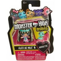 Monster High Minis Cleo de Nile & Hissette Figures, Ages & Up