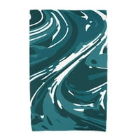 Едноставно Дејзи 30 60 мермер геометриски пешкир за печатење на плажа